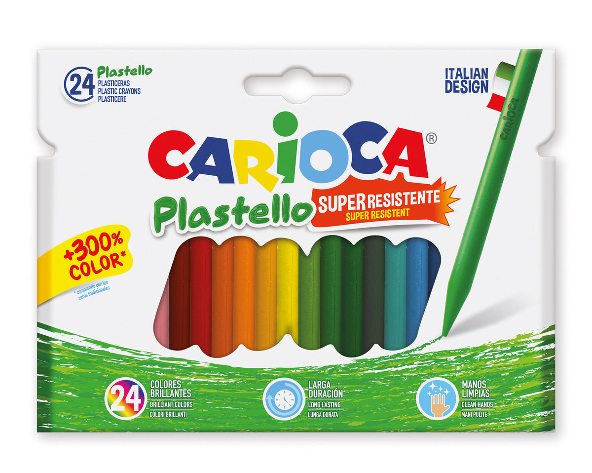 CARIOCA Caixa de lápis de cera Plastello