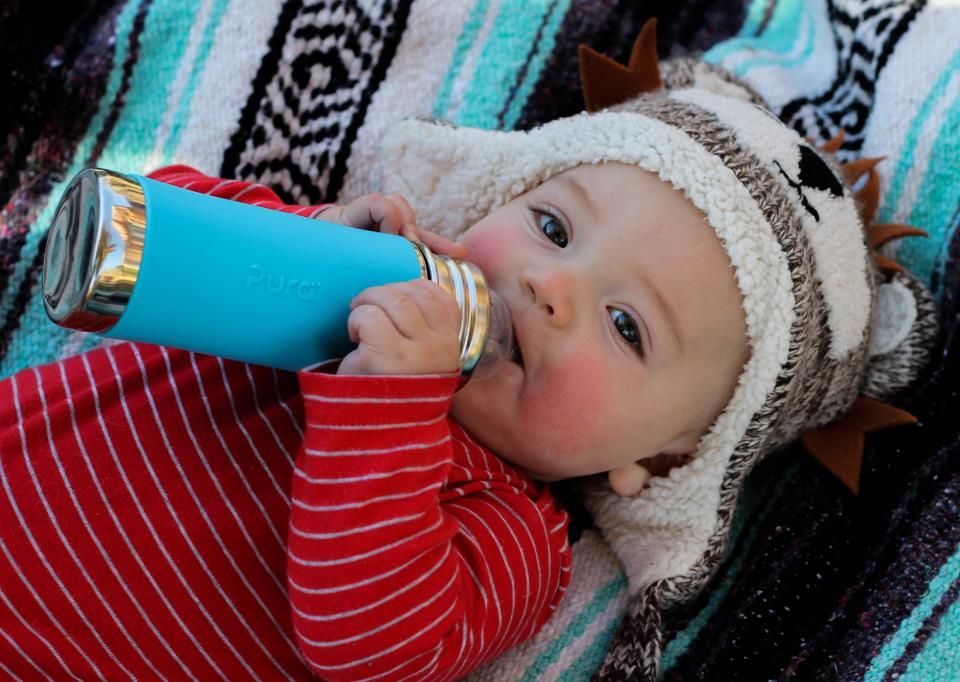 Pura Stainless Steel Bottle / Evolutionary Baby Bottle 325ml