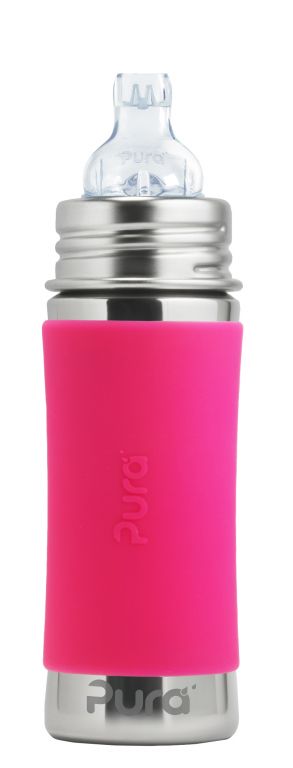 Pura Garrafa De Aço Inoxidável / biberão evolutivo 325ml