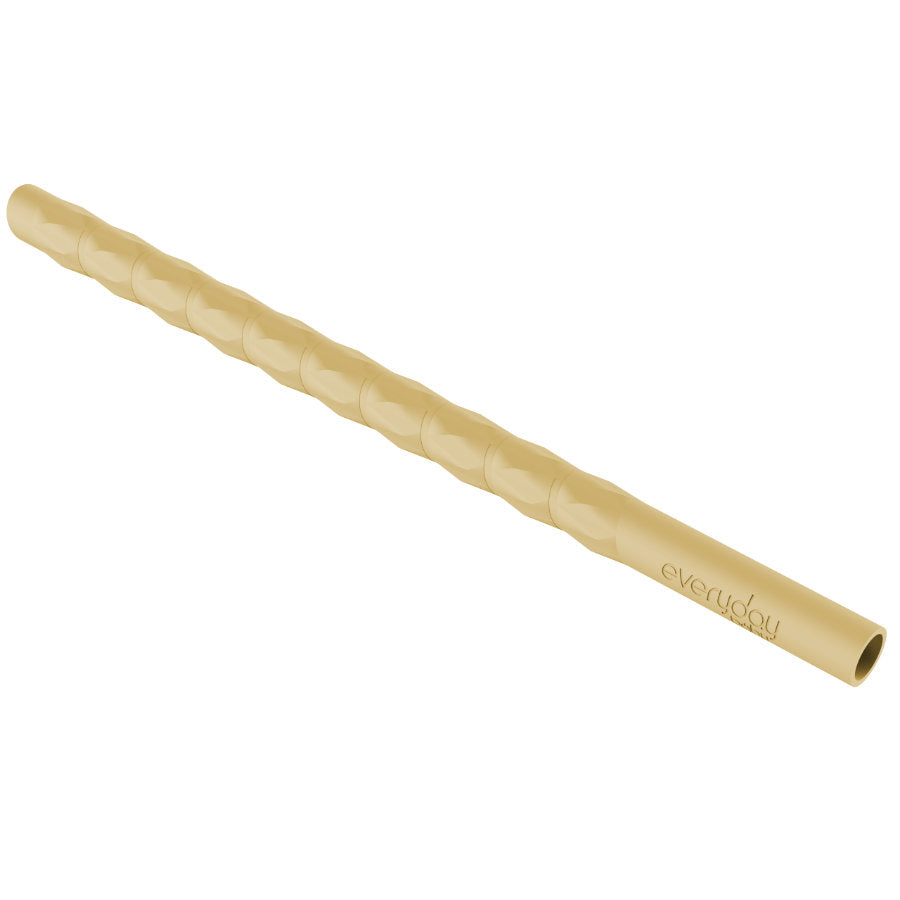 Everyday Baby Reusable Silicone Straws 6 units. yellow lilac gray