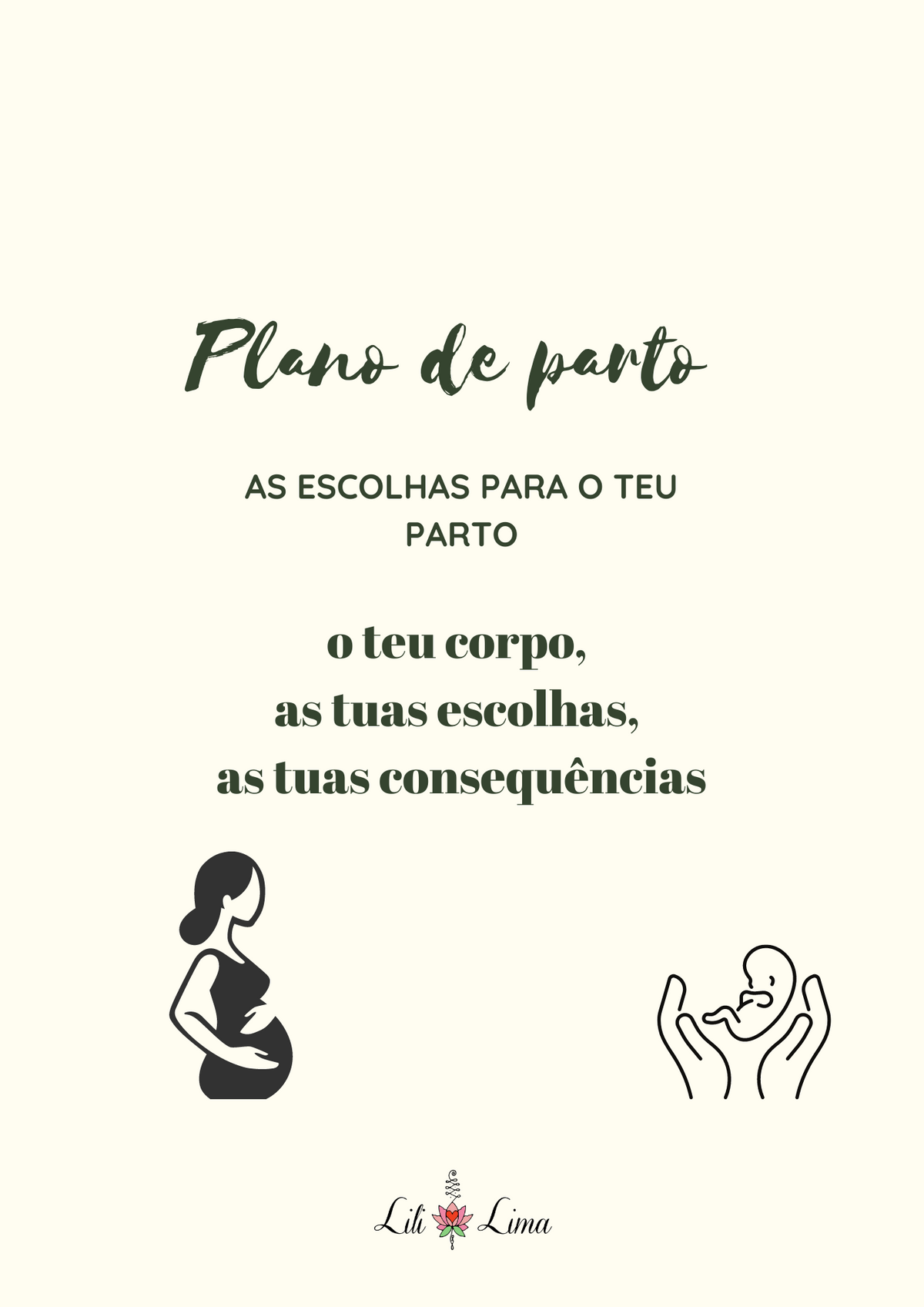 Libro electrónico - Lista de verificación del plan de parto
