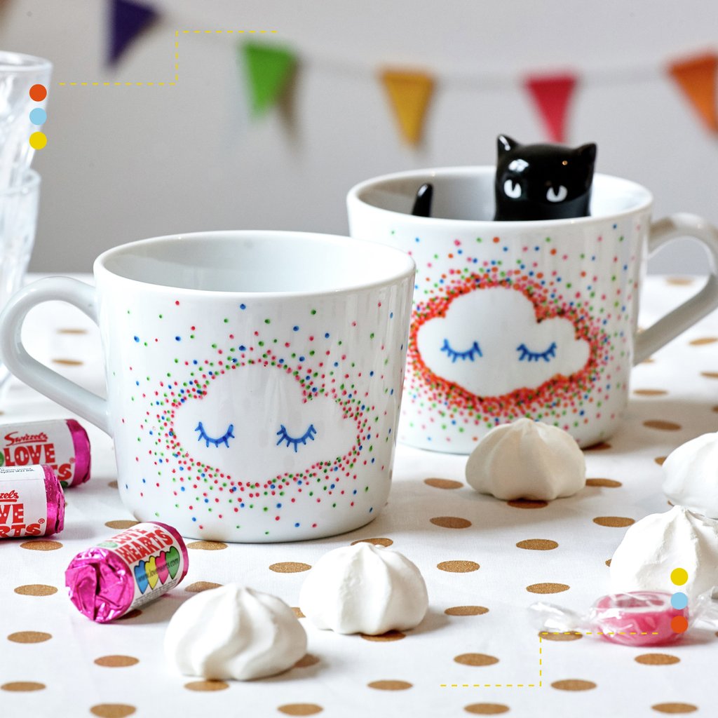 Edding Conjunto 6 marcadores para porcelana 4200 Cores Básicas