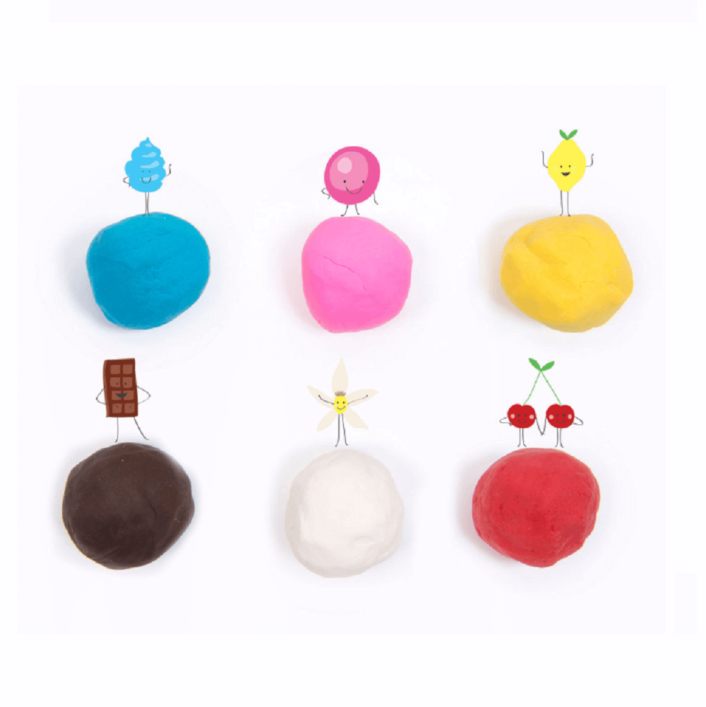 Tutti Frutti – 6 potes de plasticina com aromas doces