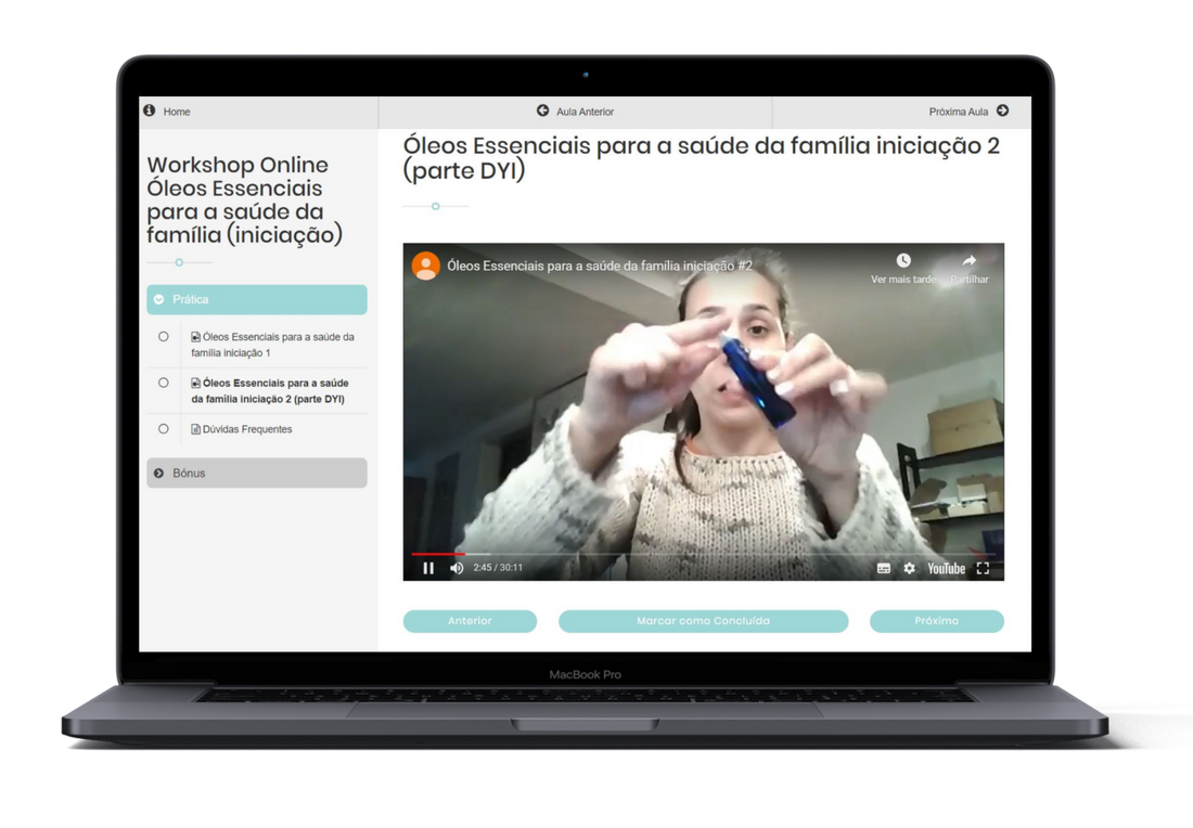 Workshop Online - iniciação Óleos Essenciais para a saúde da família