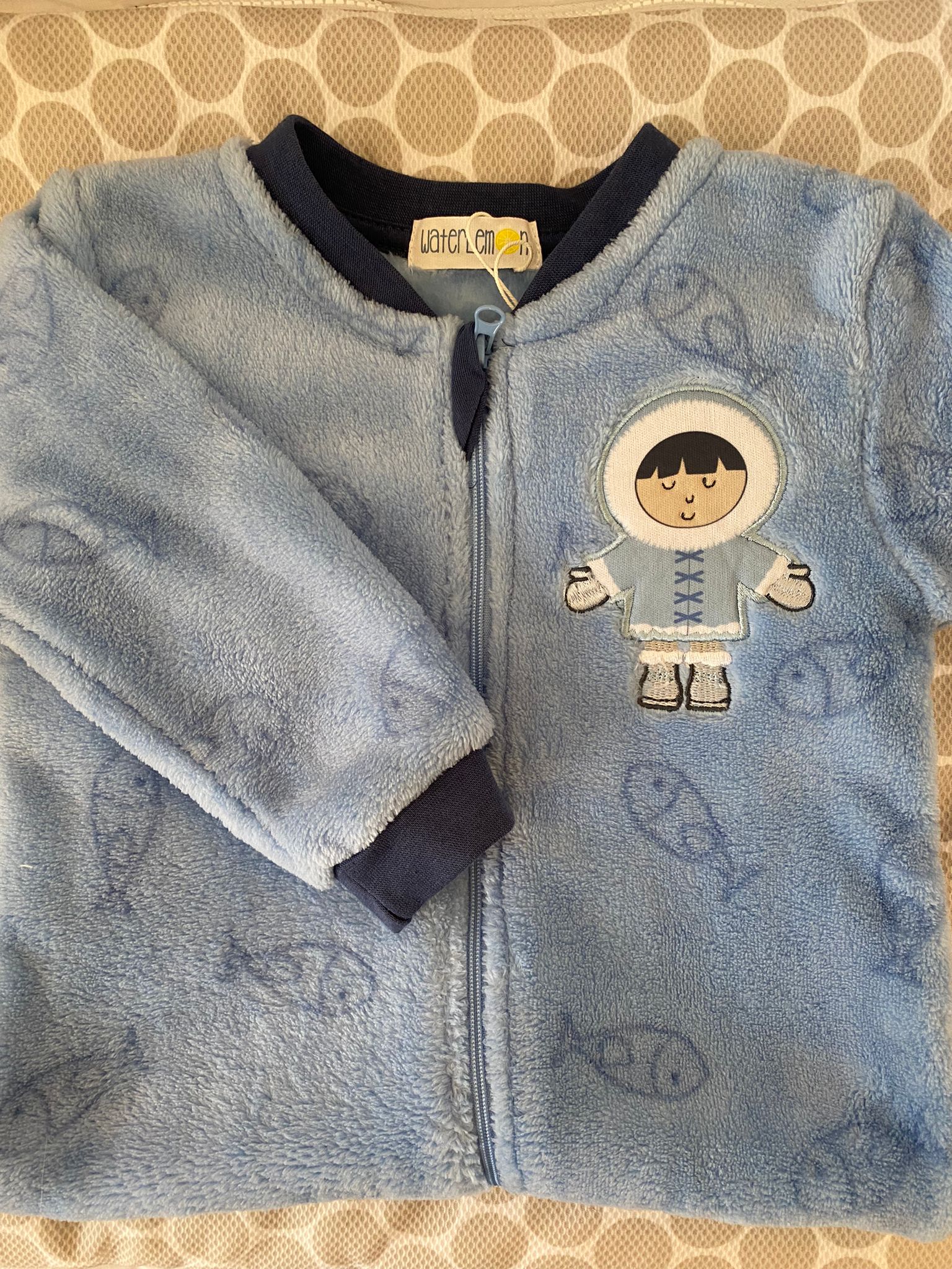 Waterlemon Pijama macacão Esquimó Azul