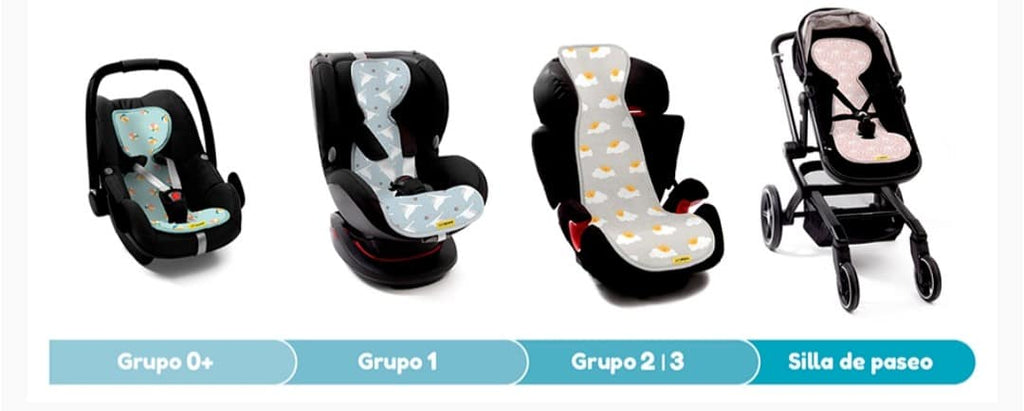 Capa anti-transpirante AeroMoov AirLayer 3D cinzenta para carrinhos de passeio, Grupo B.