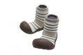 Attipas barefoot castanho riscas brancas