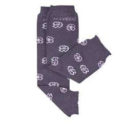 Hoppediz Wool Leg Warmers Flowers.