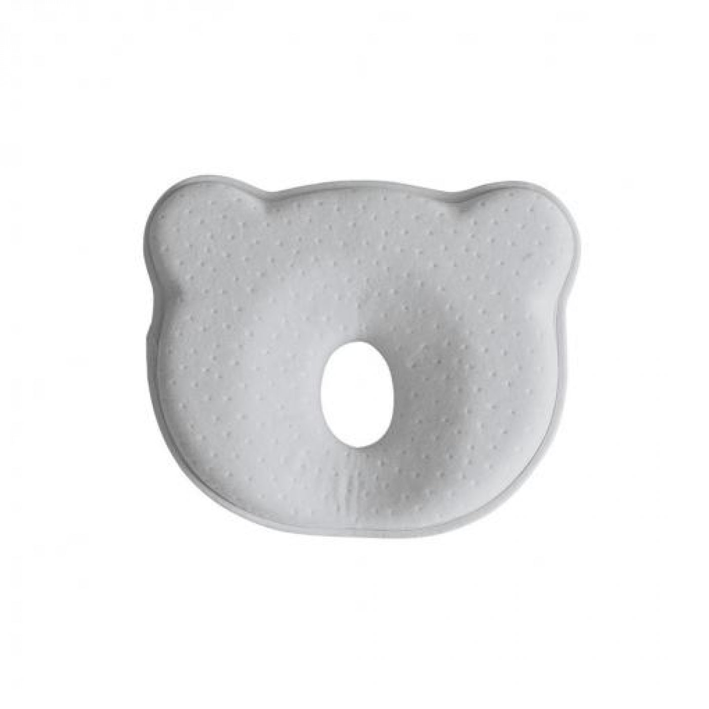 Almofada Olmitos em forma de urso cor branca vista superior