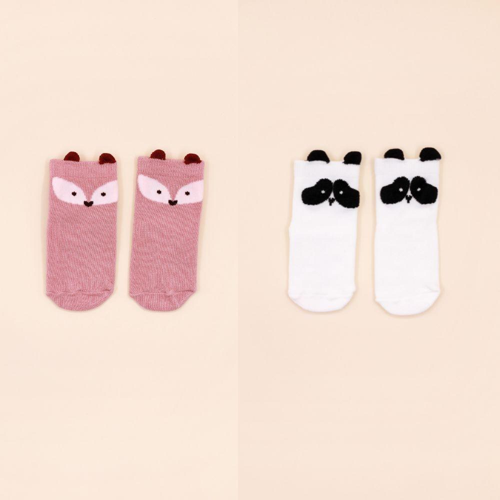 Attipas ATTISOCKS meias antiderrapante  animais 2 pares Tamanho M
