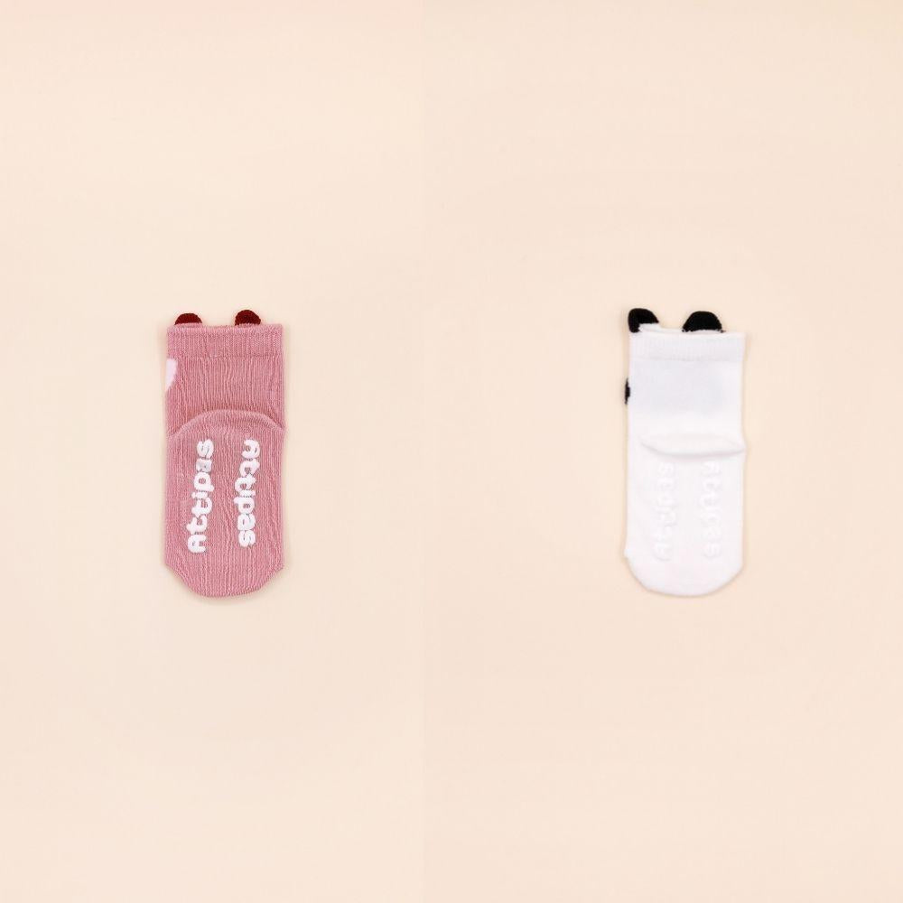 Attipas ATTISOCKS meias antiderrapante  animais 2 pares Tamanho M