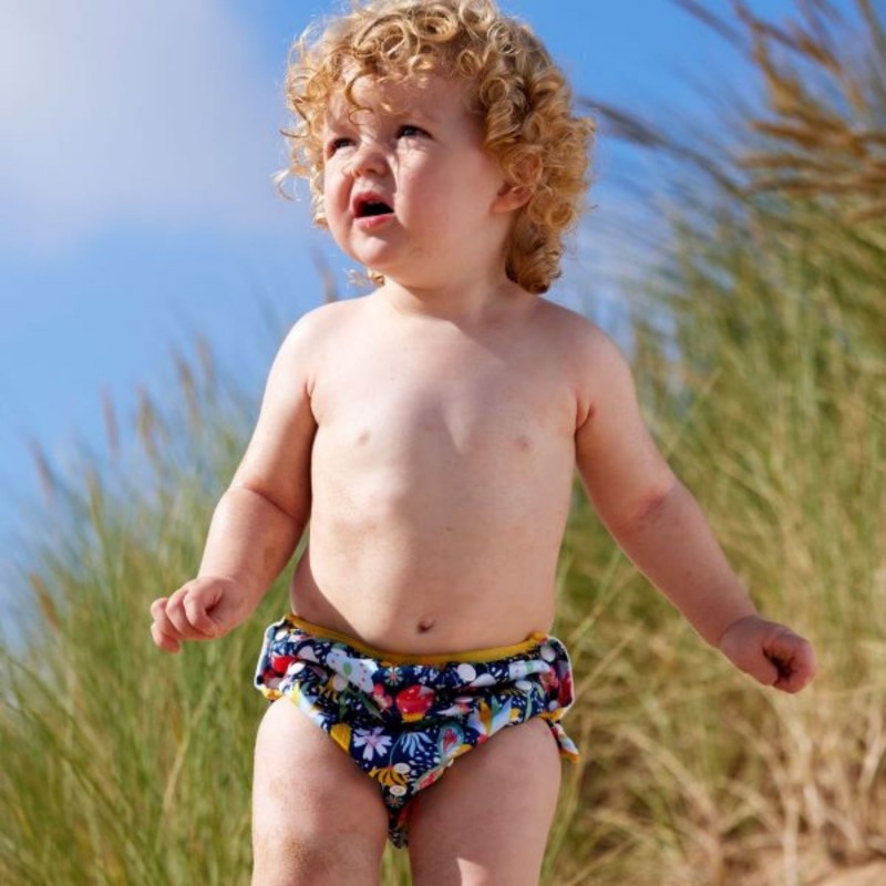 Splash About - Reusable Beach/Pool Diaper/Underwear Swim Nappy Garden Delight
