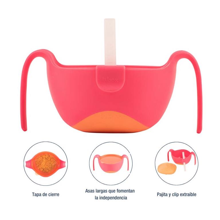 Olmitos Bowl with pink straw