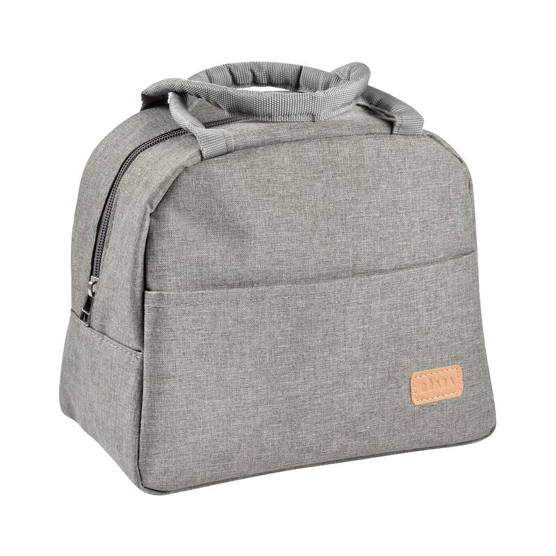 Saco térmico Béaba de 5 litros com fecho e bolso exterior.