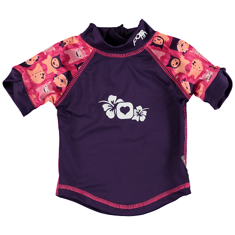 Camisola de praia Close com padrão Monster Eddie para bebé