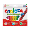 Caixa de 12 lápis de cera Carioca Maxi com design italiano