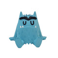 Figura de ação Comansi do Monstro das Cores na cor azul, representando a emoção "Tristeza". Detalhe da figura de 7 cm.