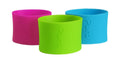 Três bandas de silicone Pura coloridas