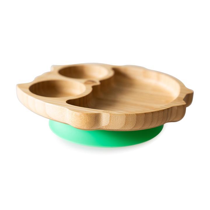 Eco Rascals Bamboo Plate Owl
