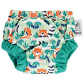 Cueca de aprendizagem noturna Close com estampado de panda vermelho