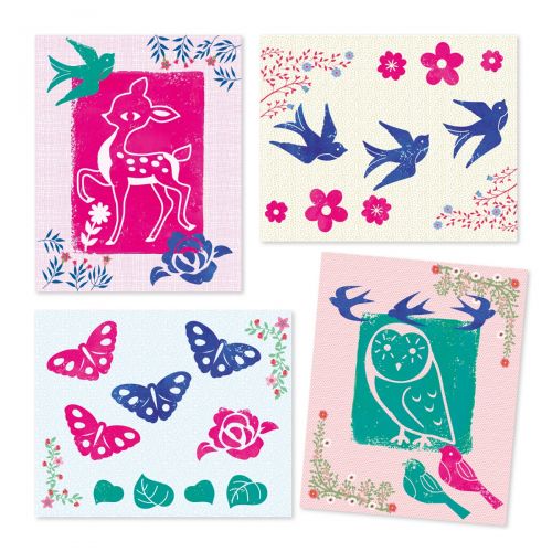 Djeco Natural Decorations Stamping and engraving set