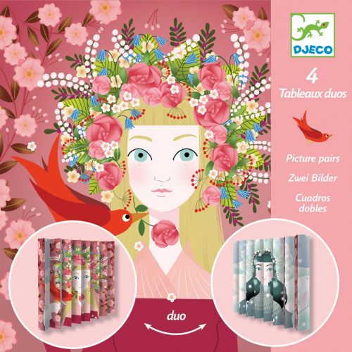 Djeco Activities folding pairs of pictures - Beautiful Queens