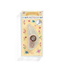 Embalagem da fita decorativa Djeco com flores.