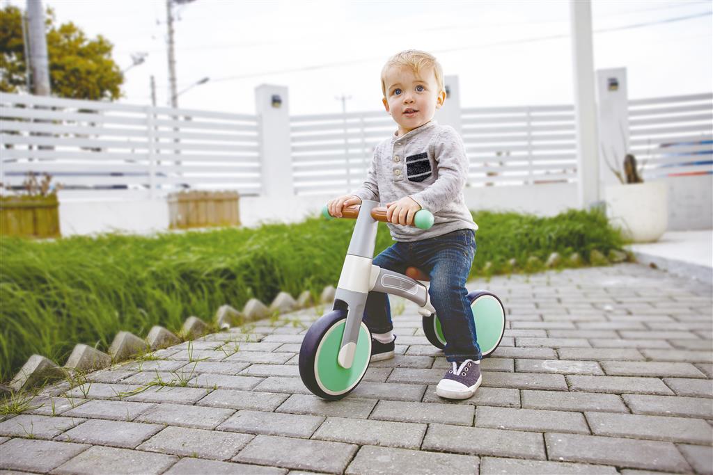 Bicicleta de equilibrio Hape Mi primera Vespa Verde/Gris