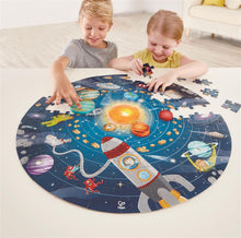 Hape Puzzle e jogo Sistema Solar Redondo