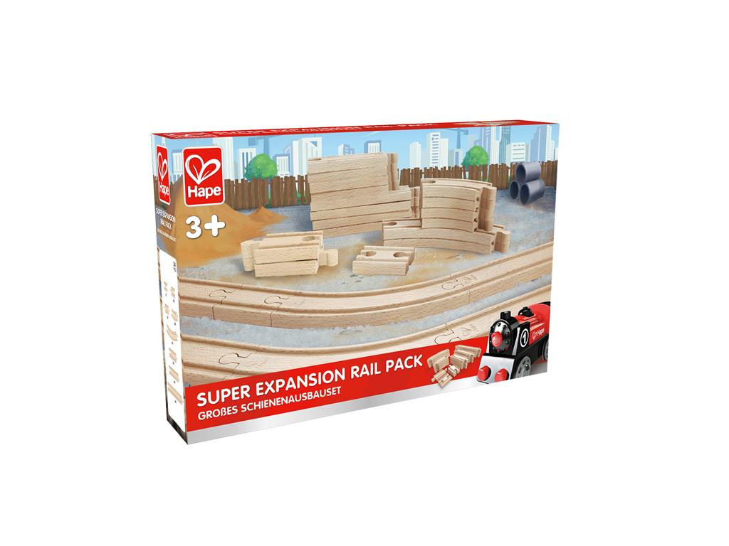 Hape Pista de madera 24 piezas