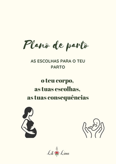 Capa do ebook Plano de parto, checklist