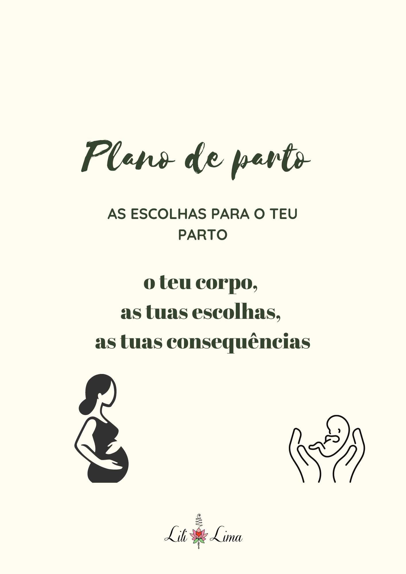 Capa do Ebook "Plano de Parto Checklist" da Gotu, com foco em decisões informadas sobre o nascimento.
