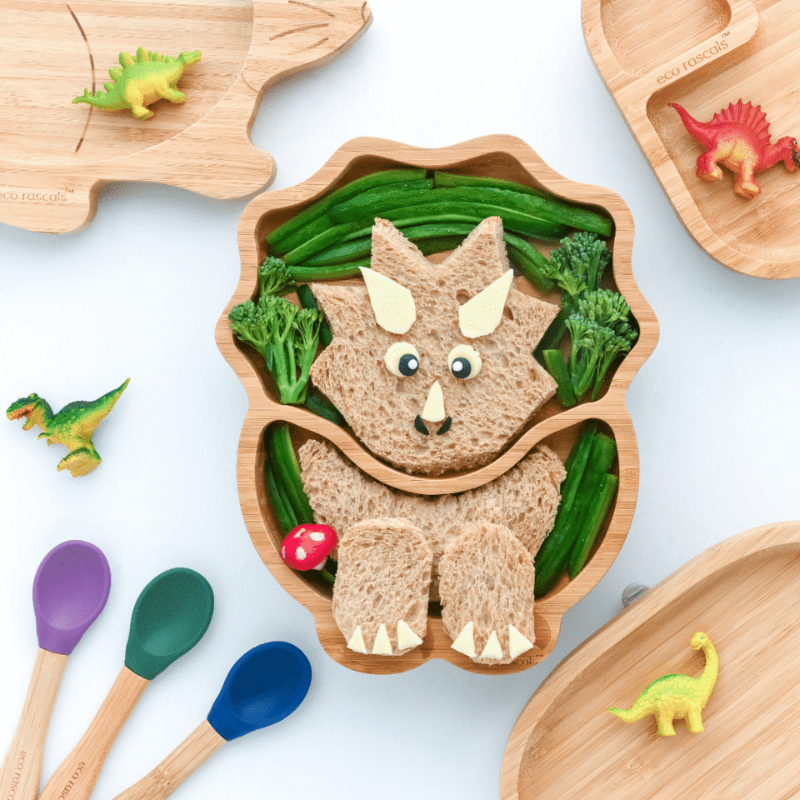 Eco Rascals Dinosaur Bamboo Plate