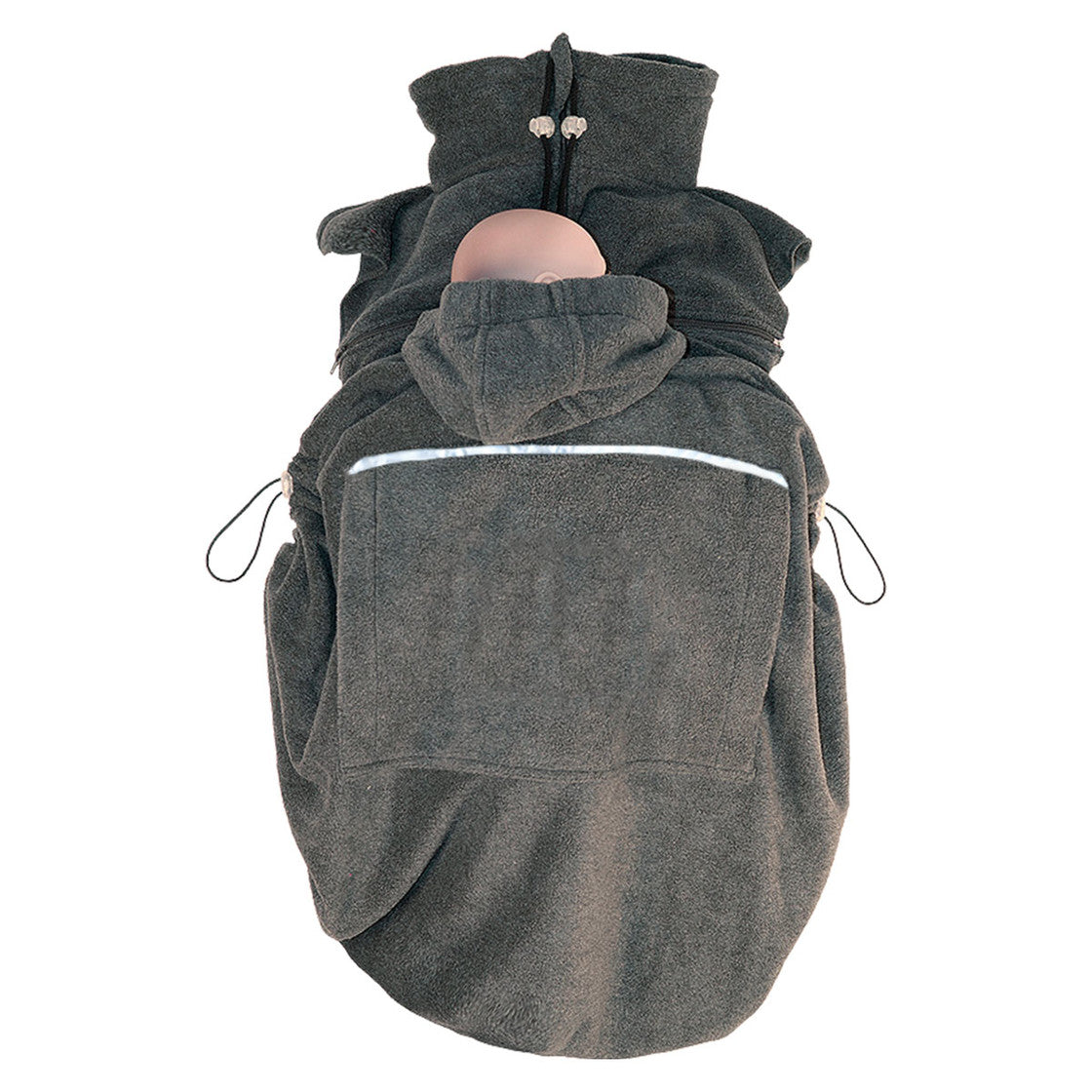 Capa Polar Babywearing Hoppediz Antracite