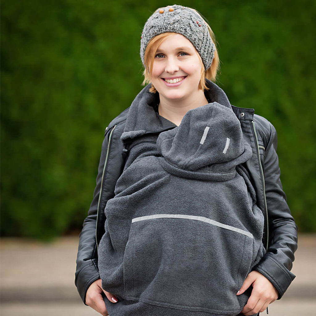 Capa Polar Babywearing Hoppediz Antracite