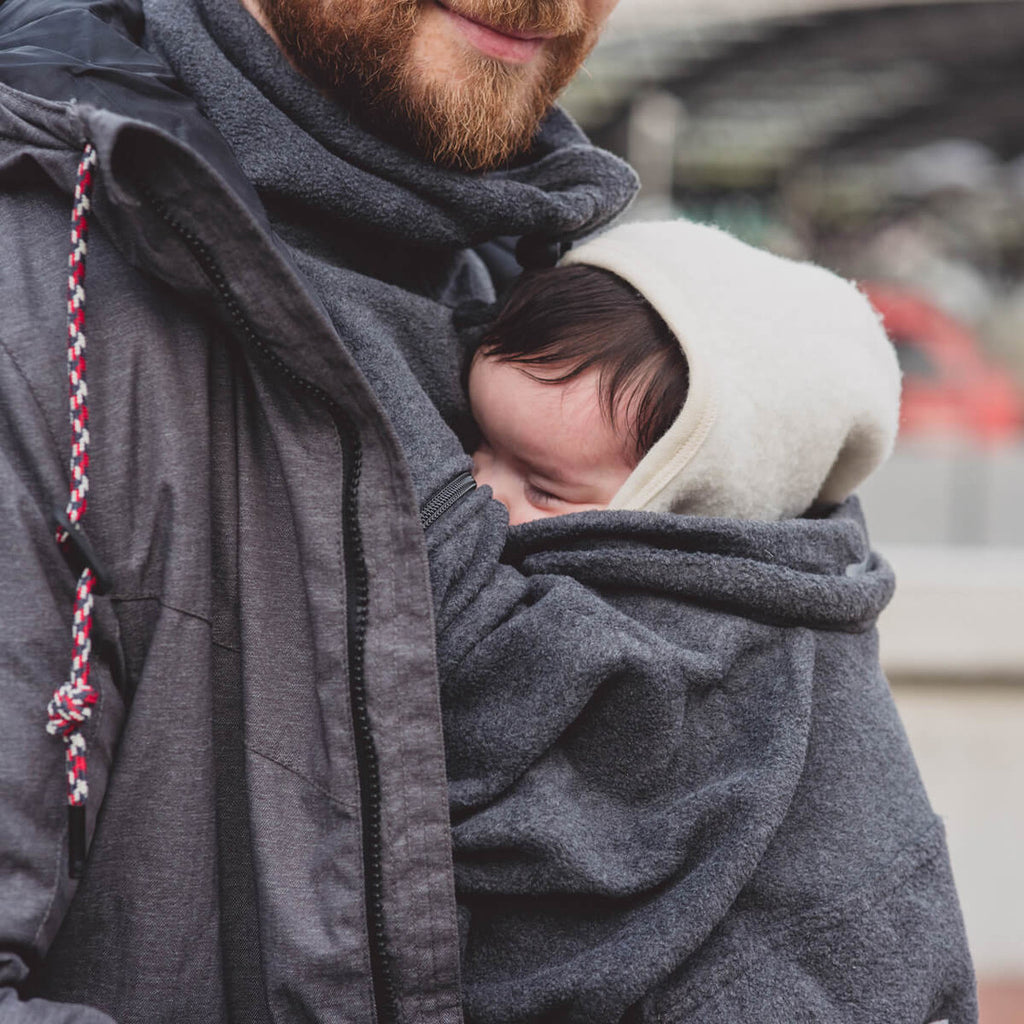 Capa Polar Babywearing Hoppediz Antracite