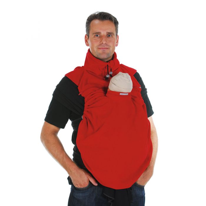 Capa Polar Babywearing Hoppediz Vermelho