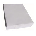 Resma de folhas de papel manteigueiro branco de 110gr para desenho e atividades artísticas infantis.