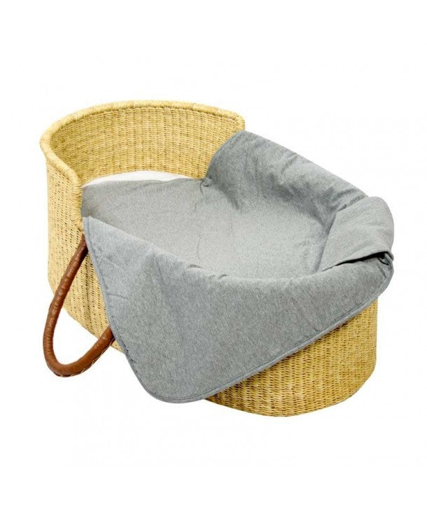 Manta acolchoada para recém-nascido "Vintage Dot" dobrada, exibindo o padrão de bolinhas em tons suaves e a textura fofa.