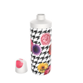 A garrafa Kambukka Reno com a base da tampa removida, ilustrando a facilidade de limpeza e a adição de gelo ou frutas.