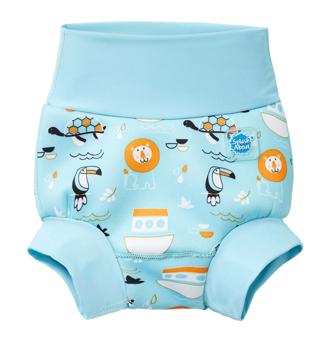 Splash About - Fralda / Cueca Reutilizável Praia/ Piscina Happy Nappy Noah's Ark