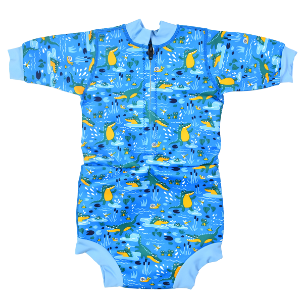 Splash About - Traje de neopreno Happy Nappy™ Traje térmico para playa/piscina Crocodile Swamp