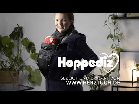 Capa Babywearing Hoppediz 3 em 1 Anthracite