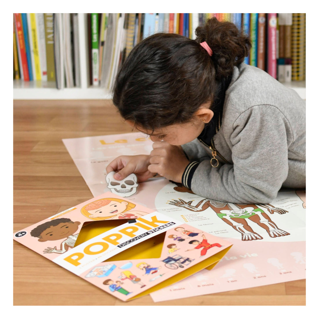 Poppik DISCOVERY - poster with stickers Human Body