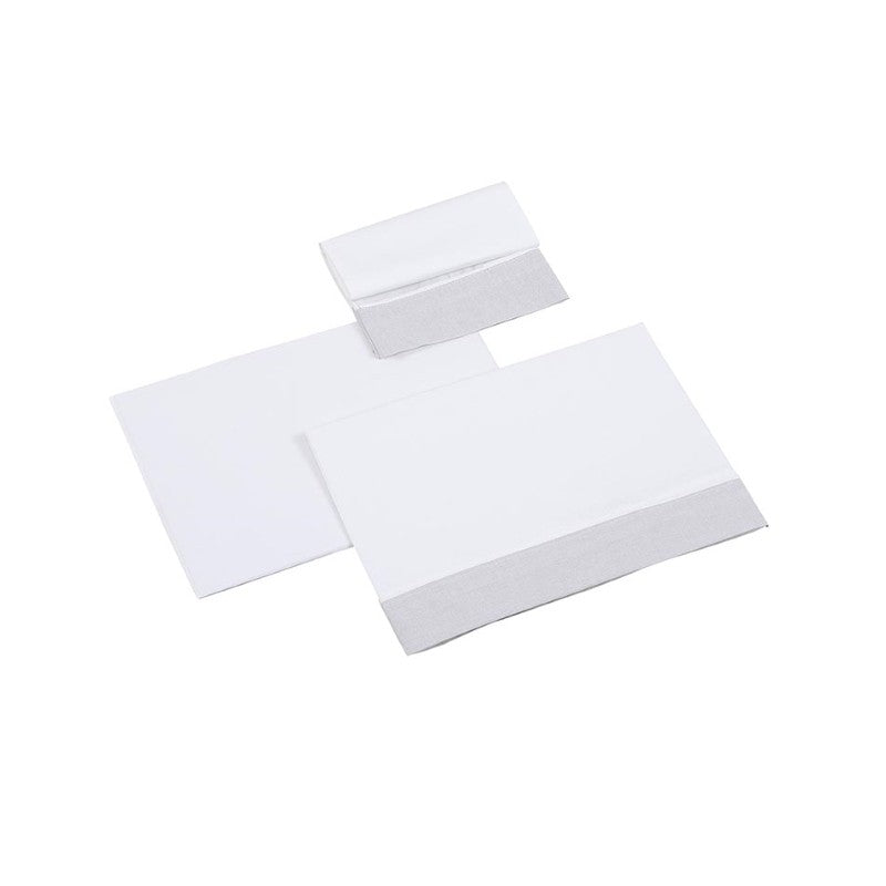 Sábanas Micuna blanco y gris