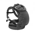 Imagem da Mochila Neobulle Ajustável ToddlerSize Galet em cinza, vista de diferentes ângulos para mostrar os detalhes do design.