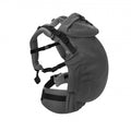 Imagem da Mochila Neobulle Ajustável ToddlerSize Galet em cinza, mostrando a estrutura ergonómica e o tecido macio.