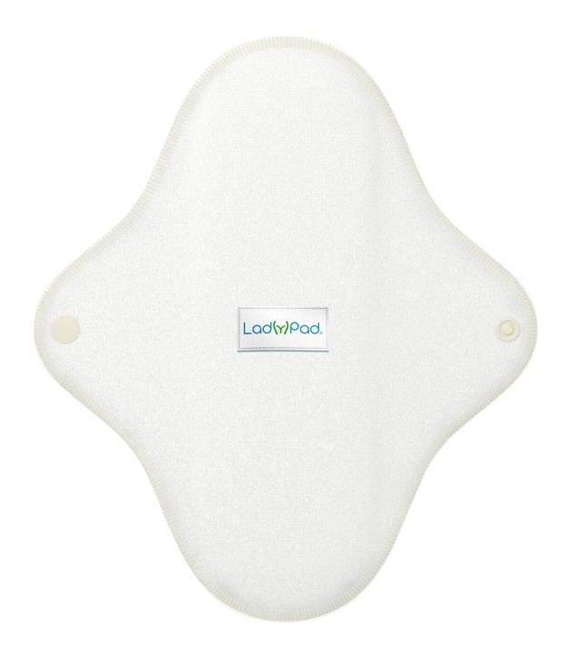 Penso menstrual reutilizável LadyPad tamanho S em tecido suave