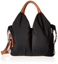 Bolsa de maternidade Lassig B.Signature preta vista frontal