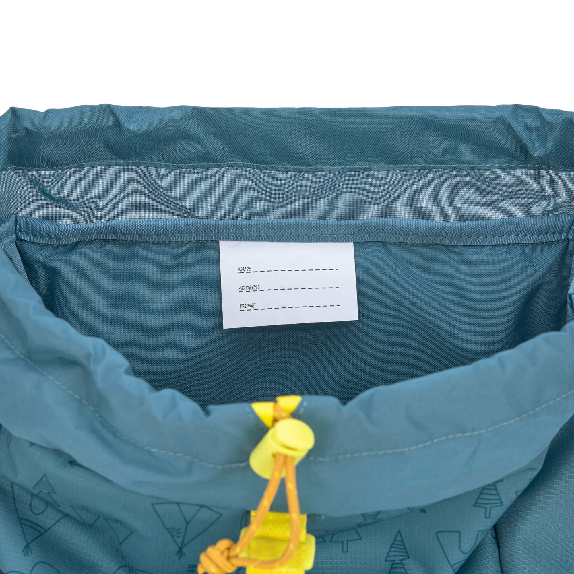 Detalhe da almofada de assento térmica removível da mochila Lassig Adventure, ideal para piqueniques ou pausas ao ar livre.
